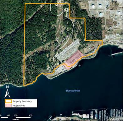 An aerial view of a land area

Description automatically generated