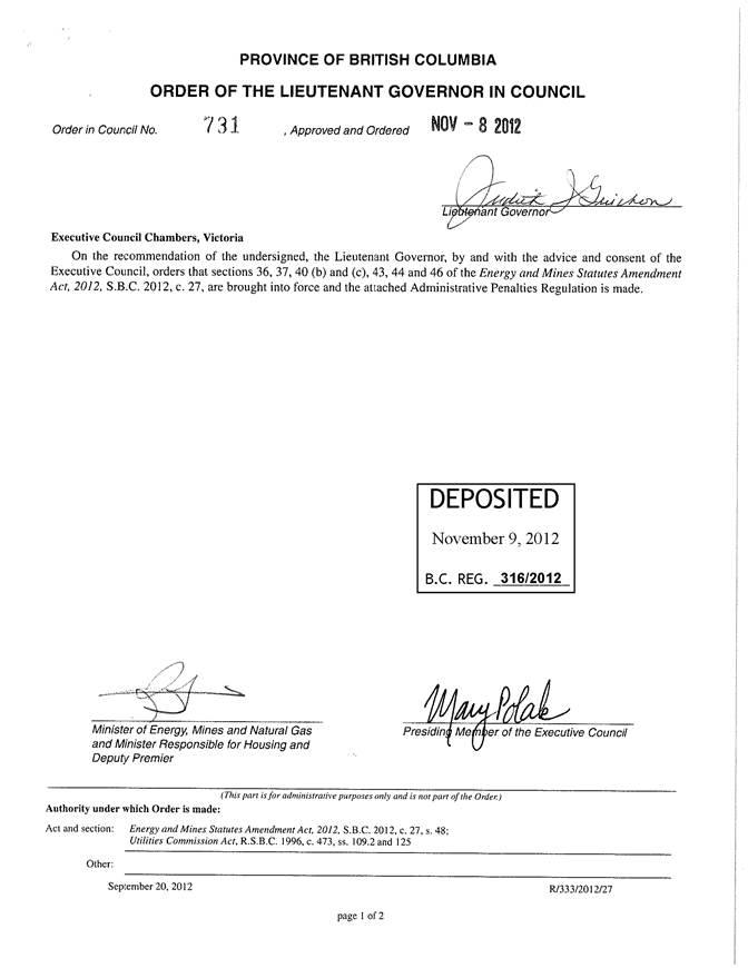 11-08-2012_OIC-731_Admin-Penalties-Regulation_Page_1.png