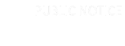 PUBLIC NOTICE

