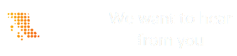 A logo with orange dots

AI-generated content may be incorrect.,We want to hear from you

]
