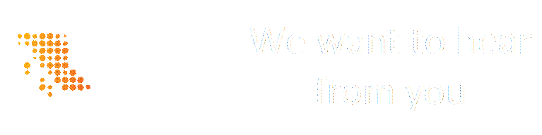 We want to hear from you

]

